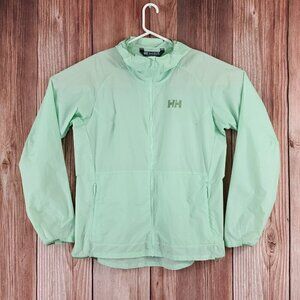 Helly Hansen HH Womens Size XL Roam Wind Jacket Mint Lightweight Packable